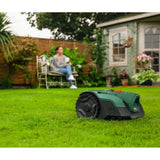 BOSCH VisiMow 18V-100 Cordless Robotic Lawn Mower - Green & Black