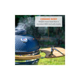 Boss Grill The Egg - 18 Inch Ceramic Kamado Style Charcoal Egg BBQ Grill