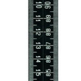 Schuil Folding Rule Plastic Black 1m - 8625